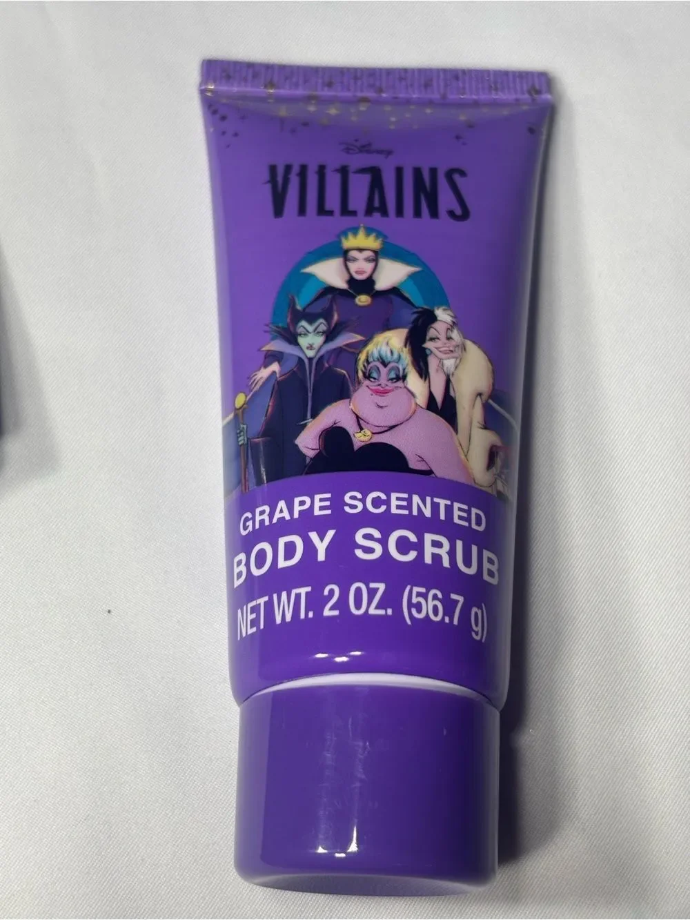 3 New Disney Villains Grape Scented Body Scrub - Purple
